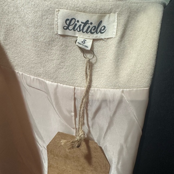 Listicle Cream Open Front Vest Size S 🦄 - Picture 2 of 4